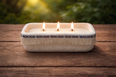 M31-9 شمعة مستطيل كبير